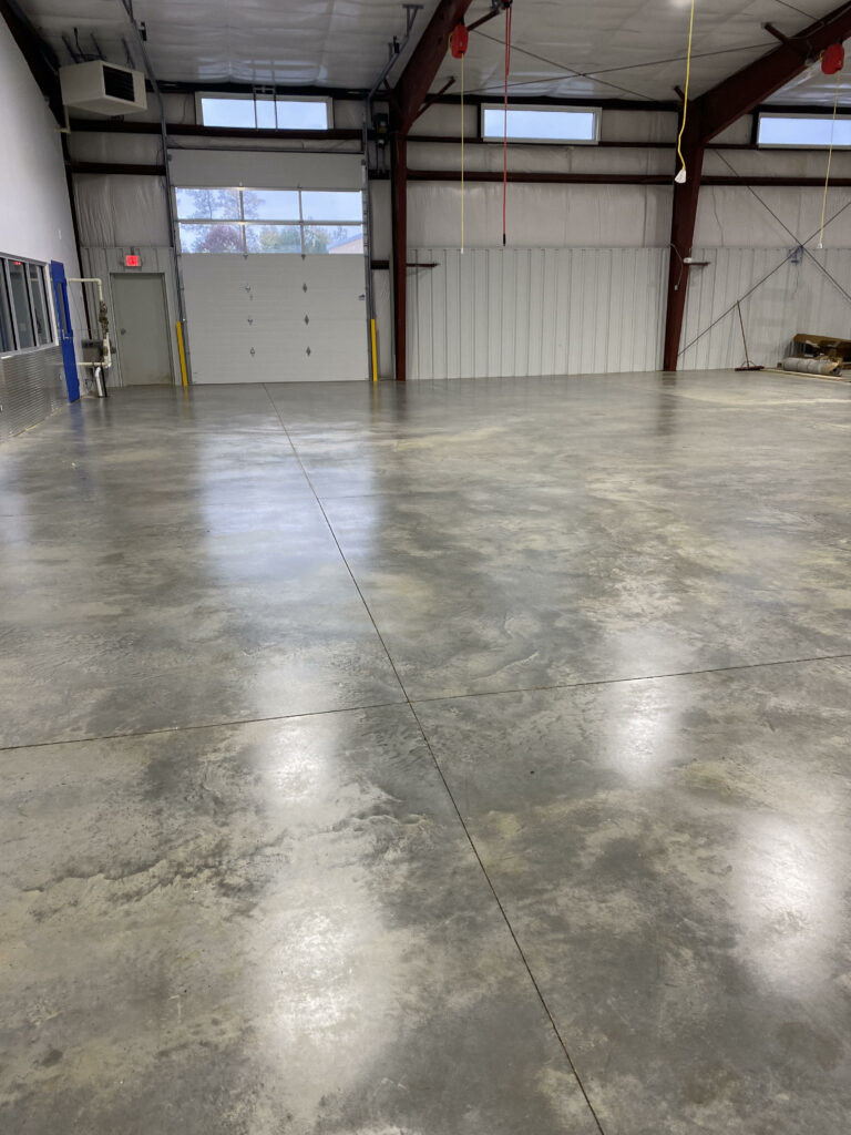 Image of warehouse concrete sealing & staining