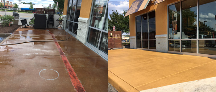 Eastcoat-Panera-Bread-Concrete-resurfacingh-before-after